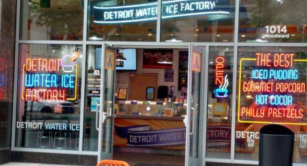 Detroit Water Ice Factory Downtown Detroit